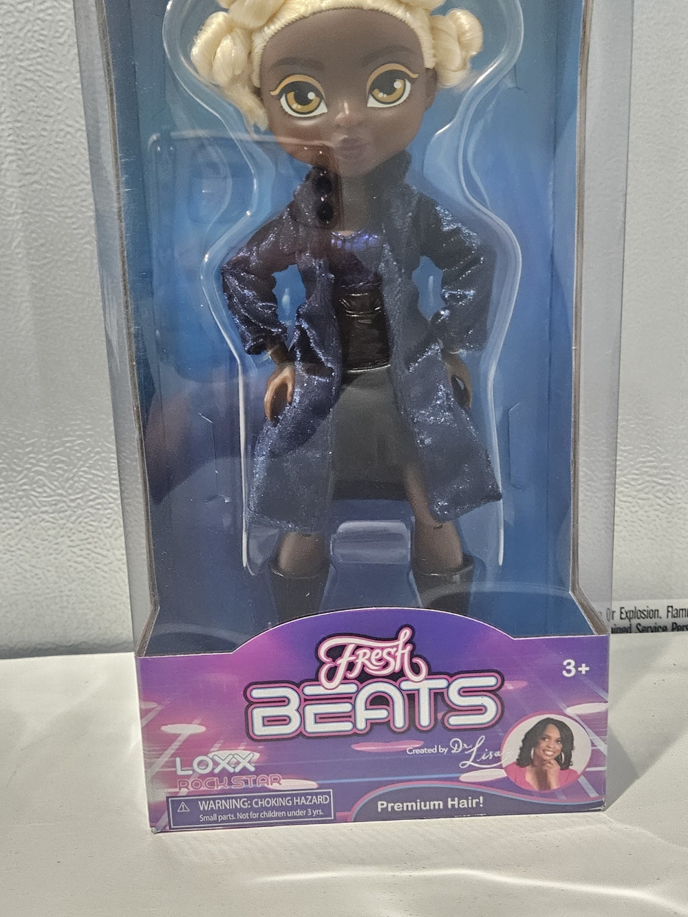 Fresh Beats Rock Star Doll in Navy Blue Outfit